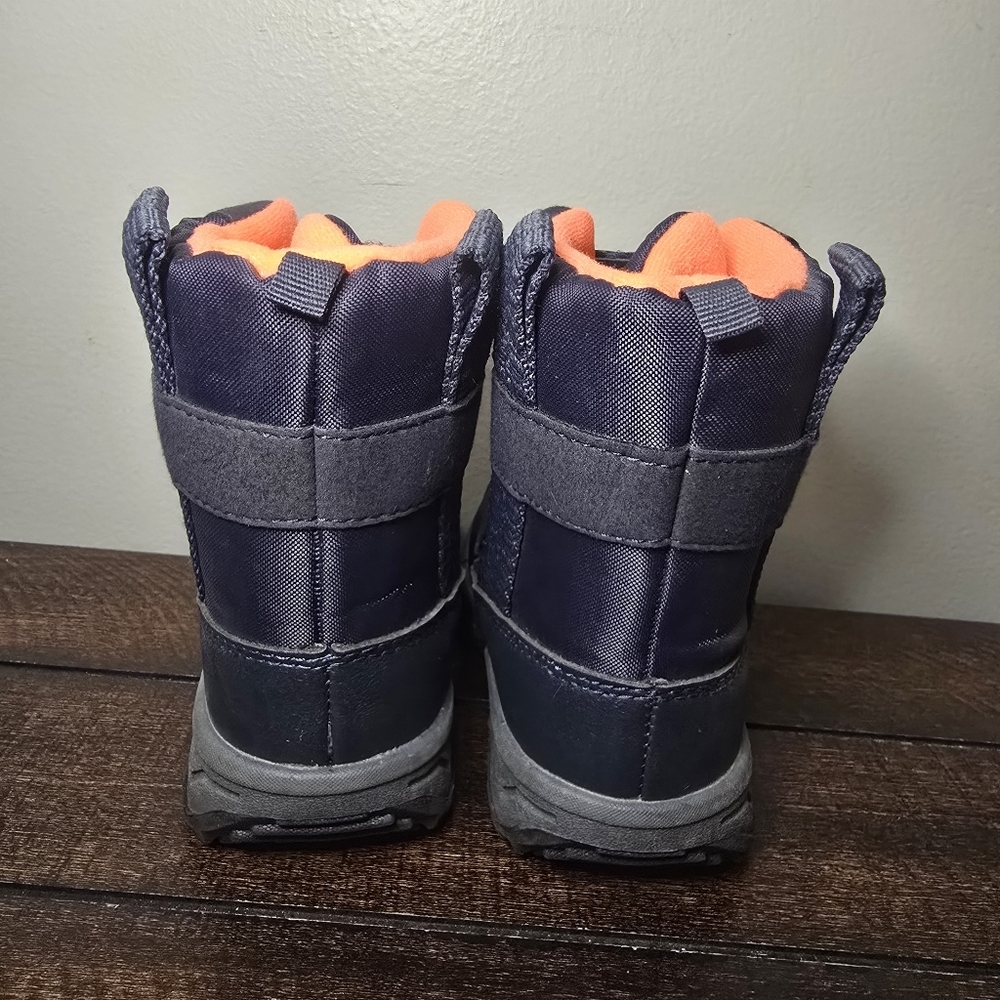TODDLER BOY'S CARTER'S NAVY SNOW BOOTS 8 SHOES - Picture 6 of 10